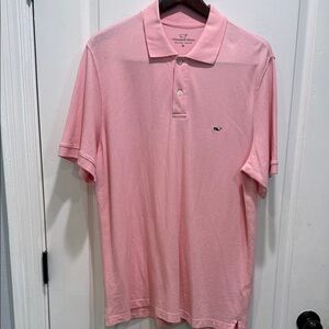 Vineyard Vines Soft Pink Polo Shirt